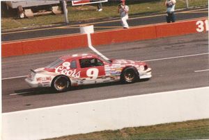 1986 Bill Elliott Car at the 1986 Champion Spark Plug 400