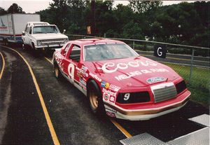 Bill Elliott Show Car at the 1986 Goody's 500
