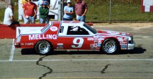 Bill Elliott at the 1983 Like Cola 500