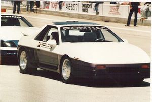 PPG Pace Car Pontiac Fiero at the 1986 Miller American 200