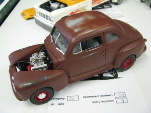 1946 Ford Coupe Rat Rod Model Car