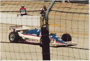 Josele Garza Car at the 1986 Miller American 200