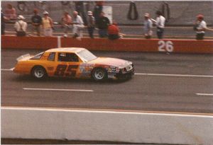 1986 Bobby Gerhart Car at the 1986 Champion Spark Plug 400