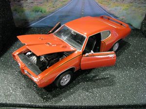 1969 Pontiac GTO Judge Model Car