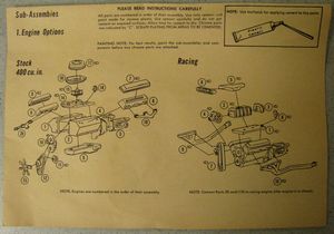 MPC 1968 GTO Pontiac Convertible Instructions
