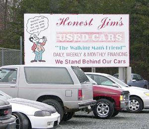 Honest Jim's Used Cars