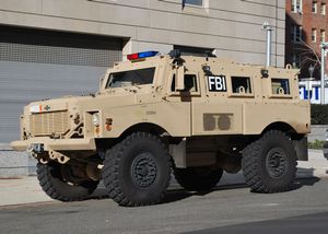 FBI Oshkosh Armored Vehicle