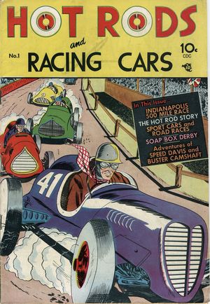 Hot Rods and Racing Cars: Issue 1 Front Cover
