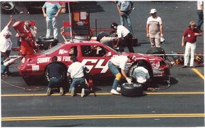 1986 Jimmy Hensley Car at the 1986 Goody's 500