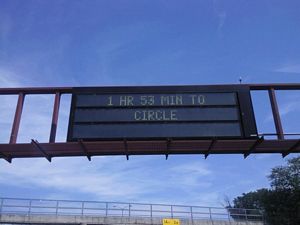 Traffic Information Sign Illinois