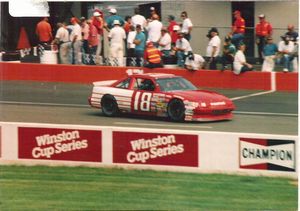 1989 Rick Jeffrey Car at the 1989 Champion Spark Plug 400