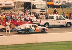 1989 Alan Kulwicki Car at the 1989 Champion Spark Plug 400