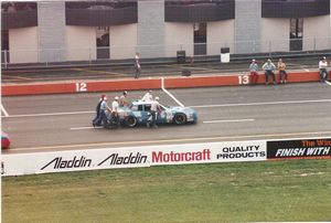 1985 Dave Marcis Car at the 1985 Champion Spark Plug 400