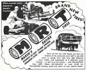 Marsh's Racing Tires Advertisement