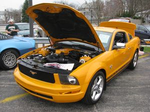 2009 Grabber Orange Ford Mustang