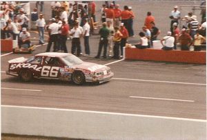 1986 Phil Parsons Car at the 1986 Champion Spark Plug 400