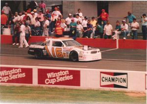 1989 Larry Pearson Car at the 1989 Champion Spark Plug 400