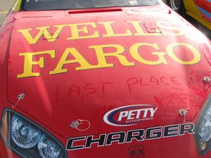 Kyle Petty Wells Fargo Car