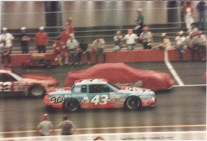 1985 Richard Petty Pontiac at the 1985 Champion Spark Plug 400