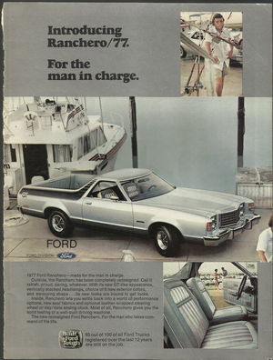 1977 Ford Ranchero Advertisement