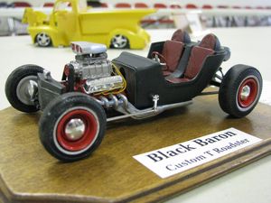 Black Baron Model Car