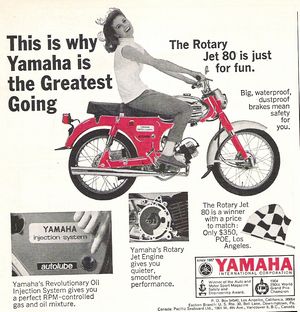 Yamaha Rotary Jet 80 Advertisement