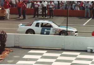 1987 Connie Saylor Car at the 1987 Champion Spark Plug 400