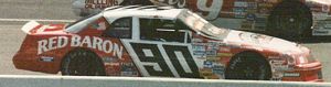 1987 Ken Schrader Car at the 1987 Champion Spark Plug 400