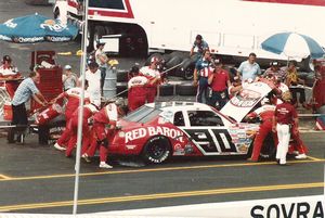 1986 Ken Schrader Car at the 1986 Goody's 500