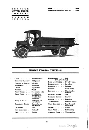 Service 41 Two-Ton Truck