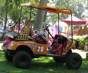 Tony Stewart Golf Cart