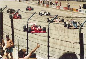 Danny Sullivan at the 1986 Miller American 200