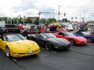 2008 Sunburst Corvette Club Show