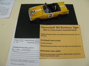 1964 Sunbeam Tiger Cannonball Model Car