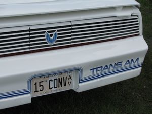 1984 Pontiac Trans Am 15th Anniversary Edition
