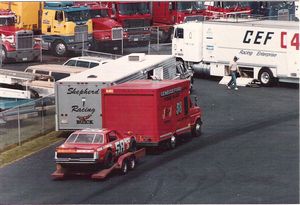 1986 Merv Treichler Car at the 1986 Nationwise 150