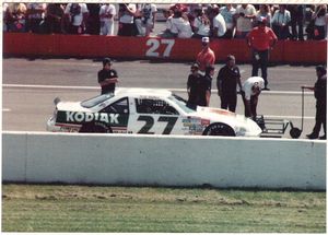 1988 Rusty Wallace Car at the 1988 Champion Spark Plug 400