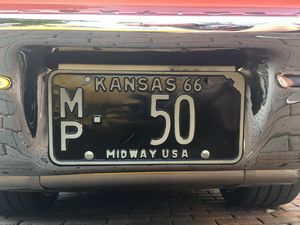 1966 Kansas License Plate