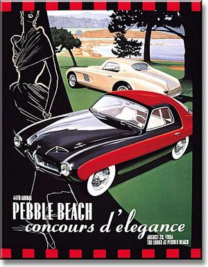 1994 Pebble Beach Concours d'Elegance Poster - 1953 Pegaso Z102 Thrill