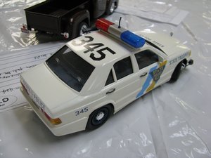 Mercedes-Benz 190 New Jersey State Police Fujimi Model Car