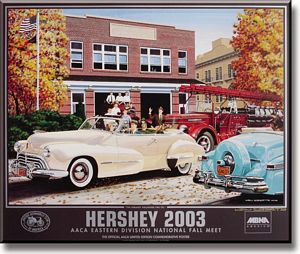 2003 AACA Eastern Division National Fall Meet (Hershey) Poster - 1947 Oldsmobile Custom Cruiser 98