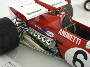 Mario Andretti Ferrari 312B Model Car
