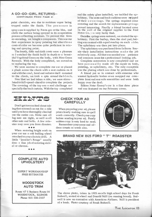 The Antique Auto Locator: May 1970