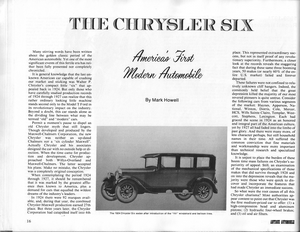 1924 Chrysler 6 Model B