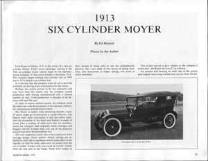 1913 Six Cylinder Moyer