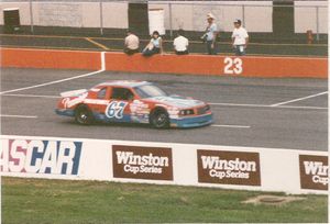 1986 Buddy Arrington Car at the 1986 Champion Spark Plug 400