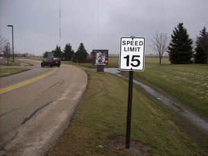 McHenry County College 15MPH Speed Limit