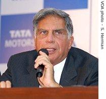 Tata chairman Ratan Tata during rare media appearance after unveiling of Nano