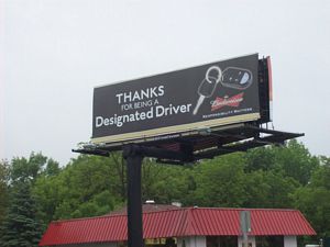 Budweiser Designated Driver Billboard