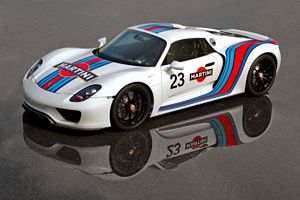 Porsche 918 Spyder in Martini Racing Colours